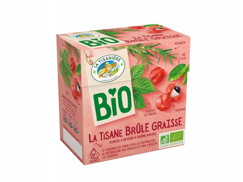 Infustion brûle graisse Bio La Tisanière x20 sur