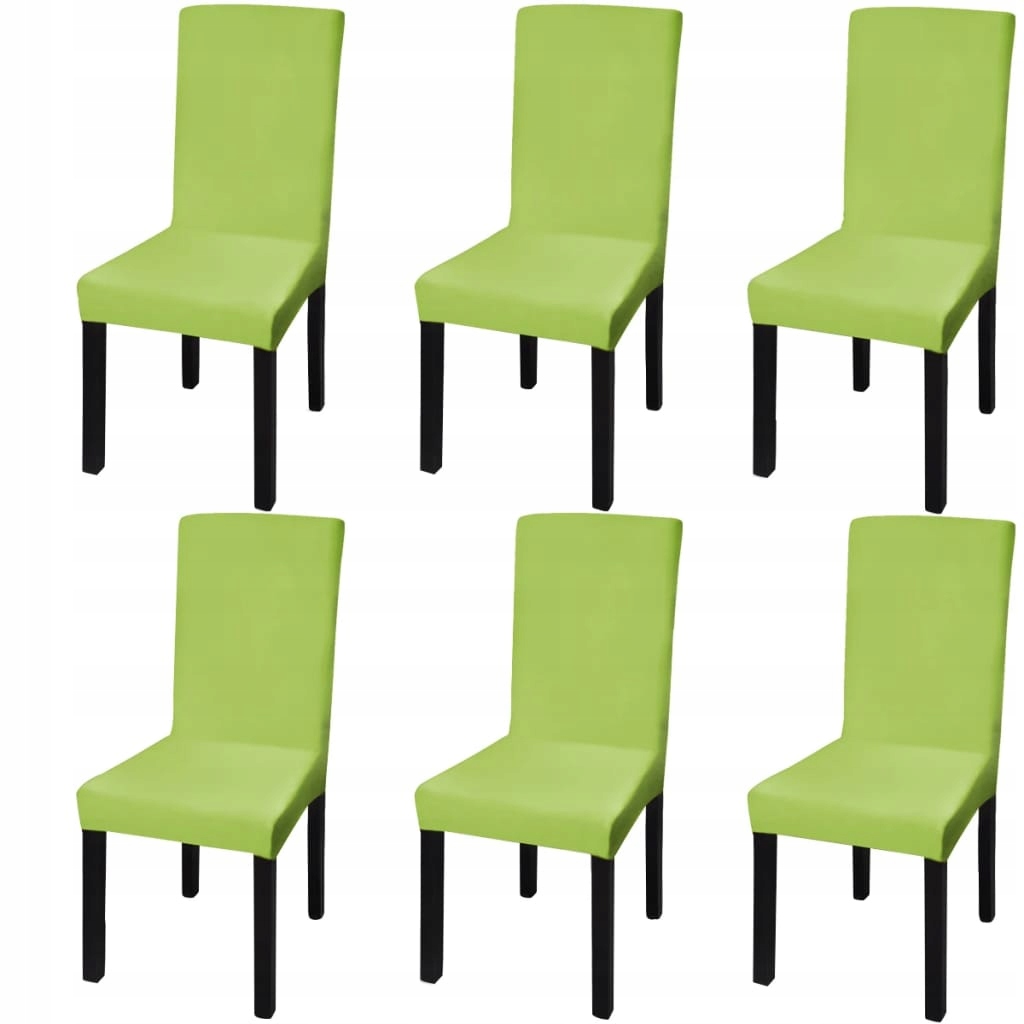 Elastyczne pokrowce na krzesła w prostym stylu, 6