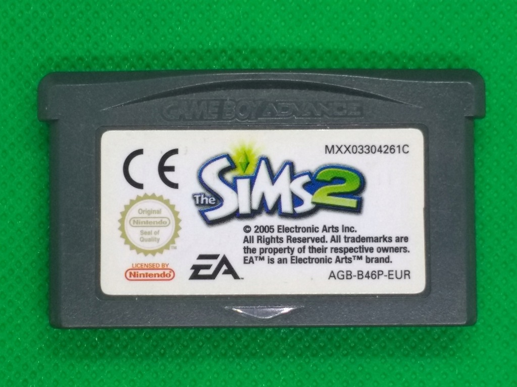 Sims 2 Nintendo Gameboy Advance GBA