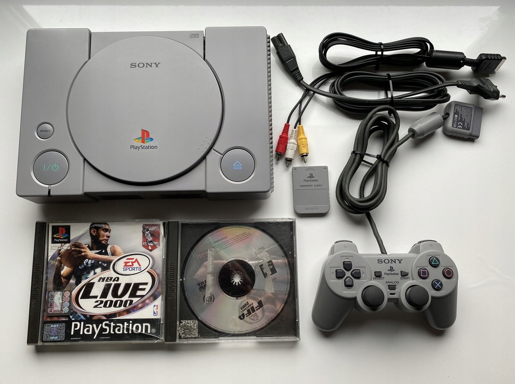 \\\ PLAYSTATION 1 PSX PS1 SCPH-5502 PSONE PRZEROBIONA + GRY ///