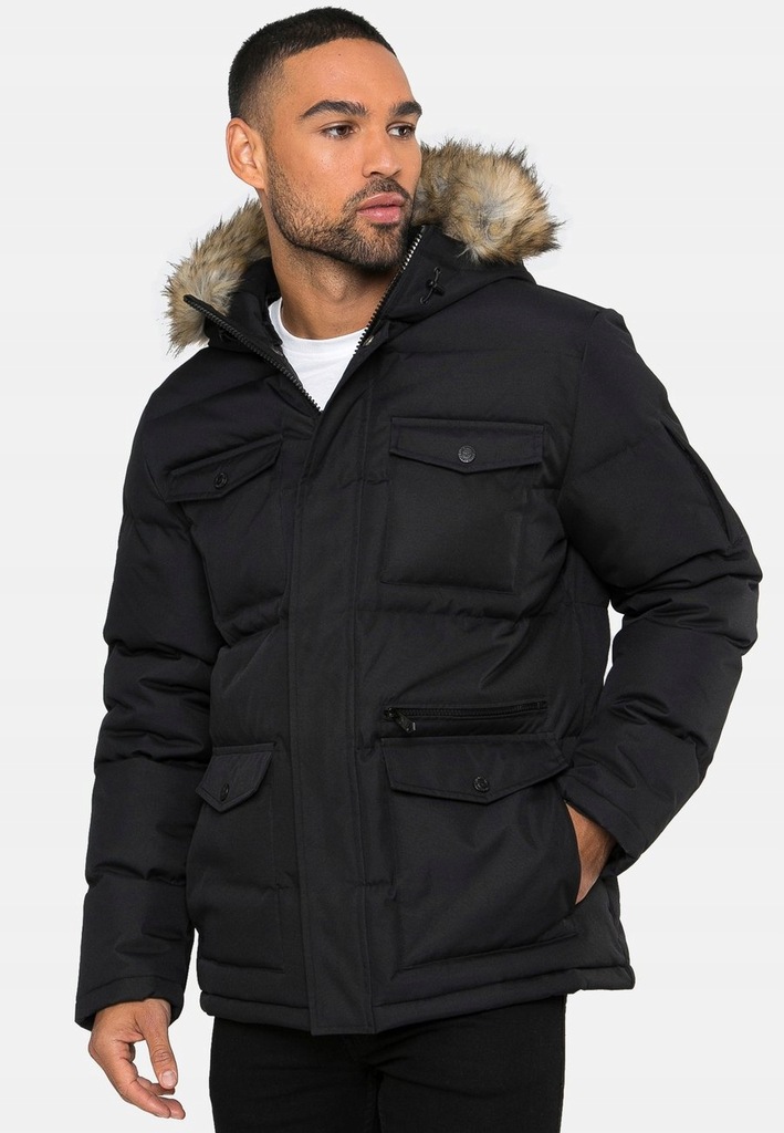 THREADBARE KURTKA MĘSKA ZIMOWA Z KAPTUREM S BZD 11579988369