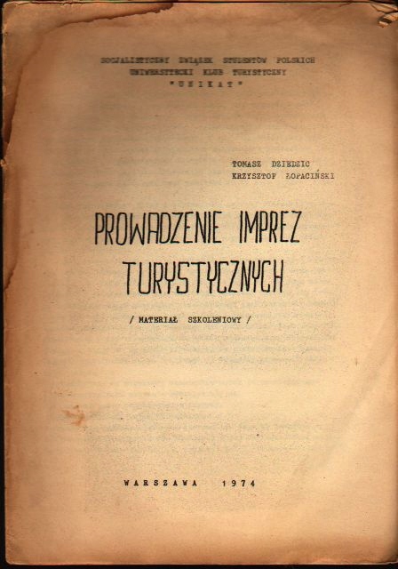 PROWADZENIE IMPREZ TURYSTYCZNYCH