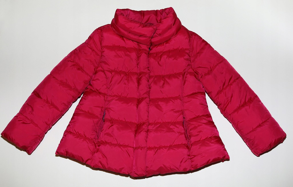 Kurtka czerwona Benetton r. S 6-7 lat 120cm