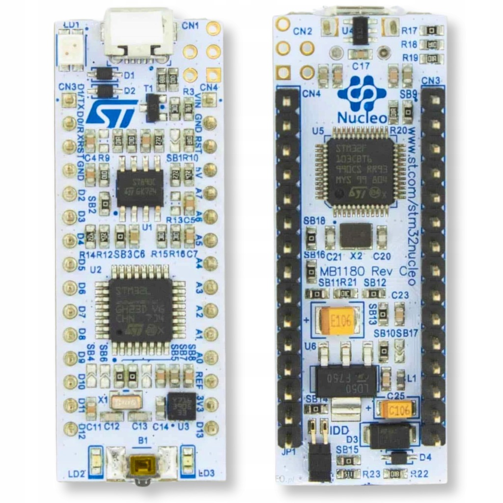 STM32 NUCLEO-L031K6 z MCU STM32L031K6 - Nucleo kompatybilne z Arduino Nano
