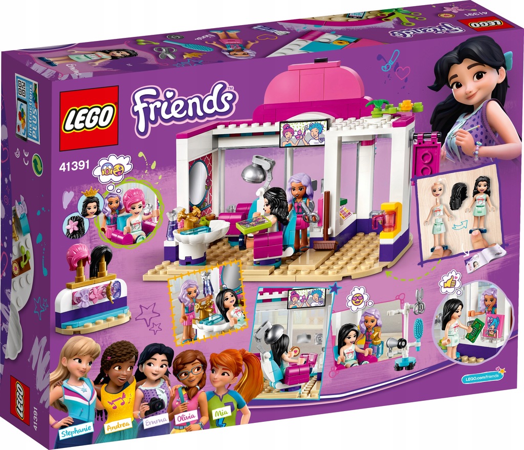 Купить LEGO FRIENDS Парикмахерская Heartlake 41391: отзывы, фото, характеристики в интерне-магазине Aredi.ru