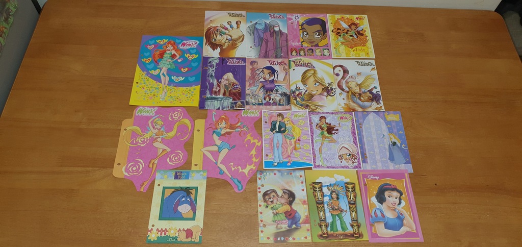 Karteczki do segregatora z lat 90 Disney Witch