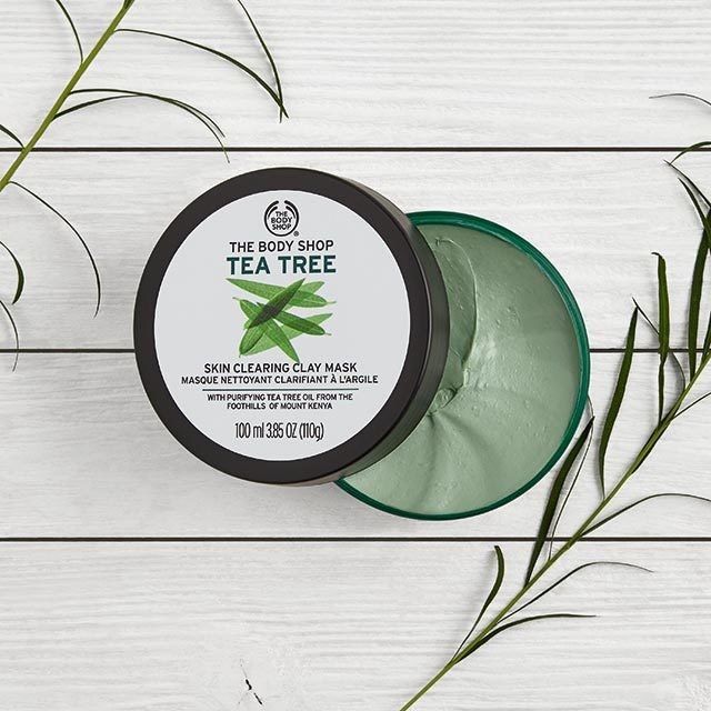 Tea Tree маска боди шоп. Маска для лица the body shop чайное дерево. Боди шоп маска для лица чайное дерево. Маска для волос чайное дерево.