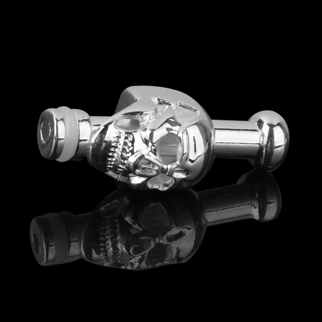 Купить Серебряный металлический череп 510 Дрип-тип для распылителя ...