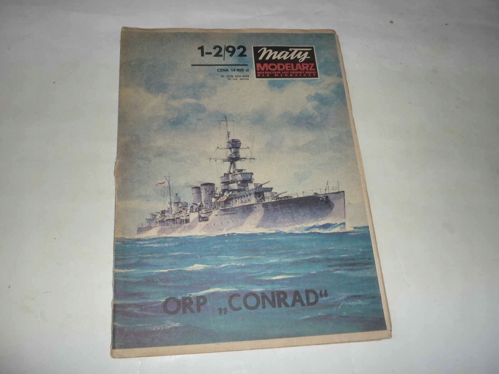 Mały Modelarz 1-2/92 lekki krążownik ORP CONRAD