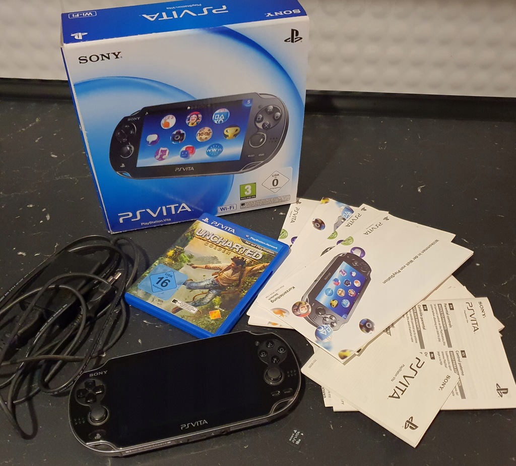 SONY PS VITA PCH1004 OLED Komplet 16gb +Gra OKAZJA 12643007353