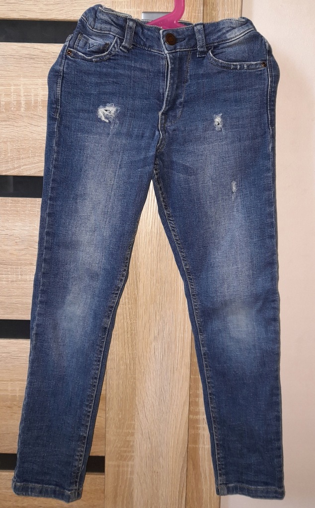 spodnie jeansowe r.128 Mango bdb