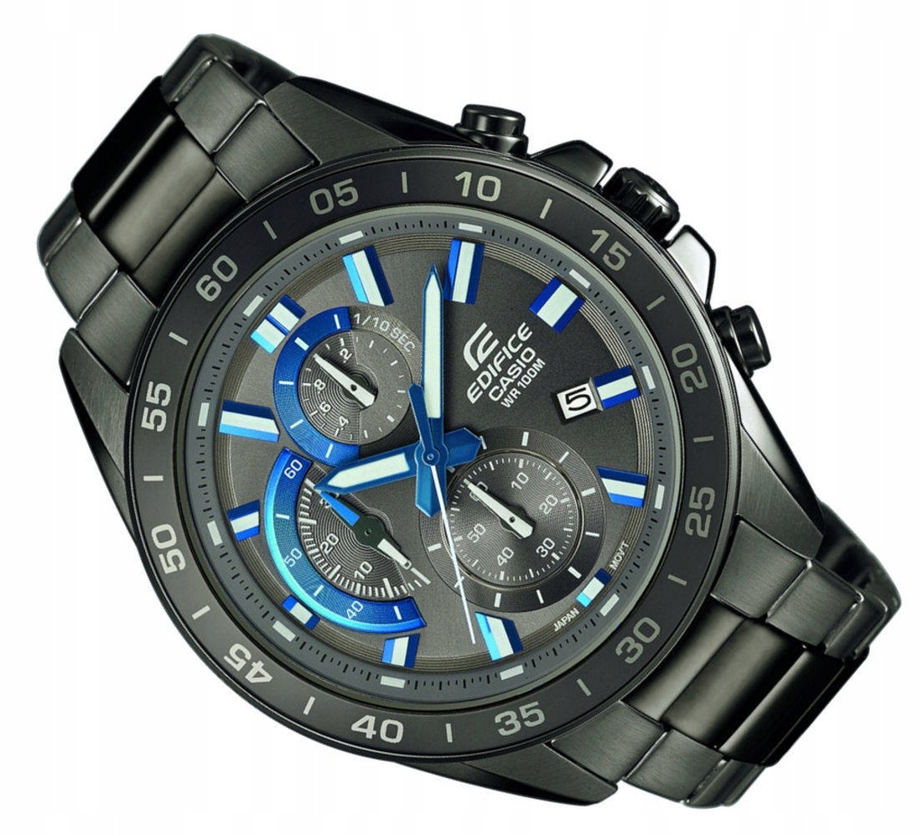 STALOWY SPORTOWY ZEGAREK CASIO EDIFICE EFV-550GY