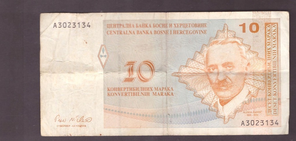 Bośnia i Hercegowina - banknot - 10 Marek