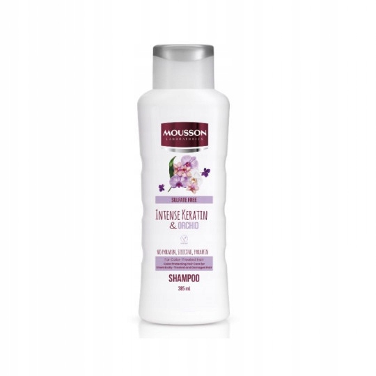 Szampon z keratyną i orchideą, 385 ml MOUSSON 0067