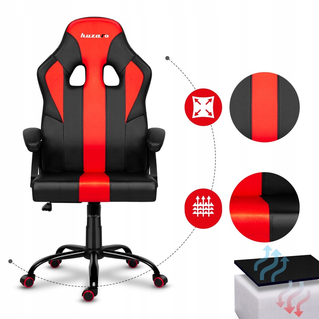 Купить Игровое кресло GRAZA TILT HUZARO FORCE Chair: отзывы, фото, характеристики в интерне-магазине Aredi.ru