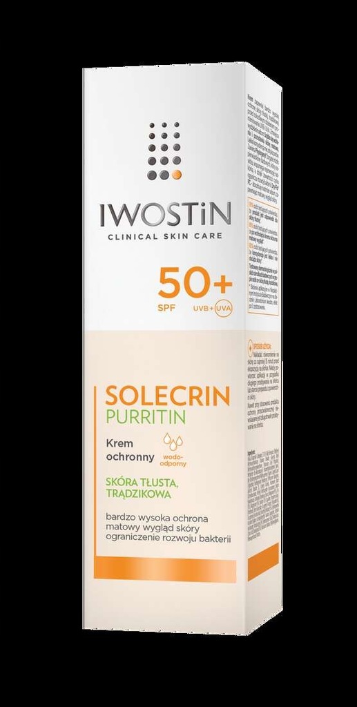 Iwostin Solecrin, krem ochronny, SPF 50+, 50 ml