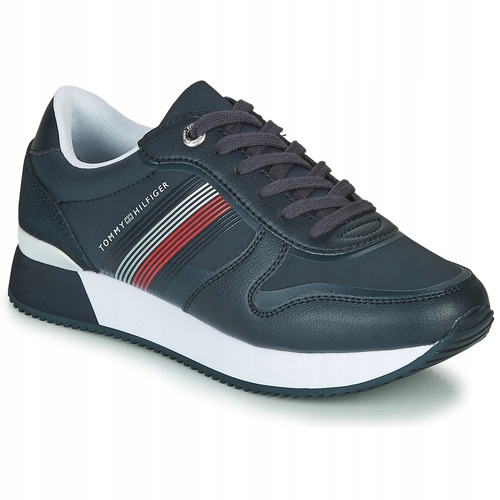 1* TOMMY HILFIGER BUTY SNEAKERSY GRANAT 36 B1