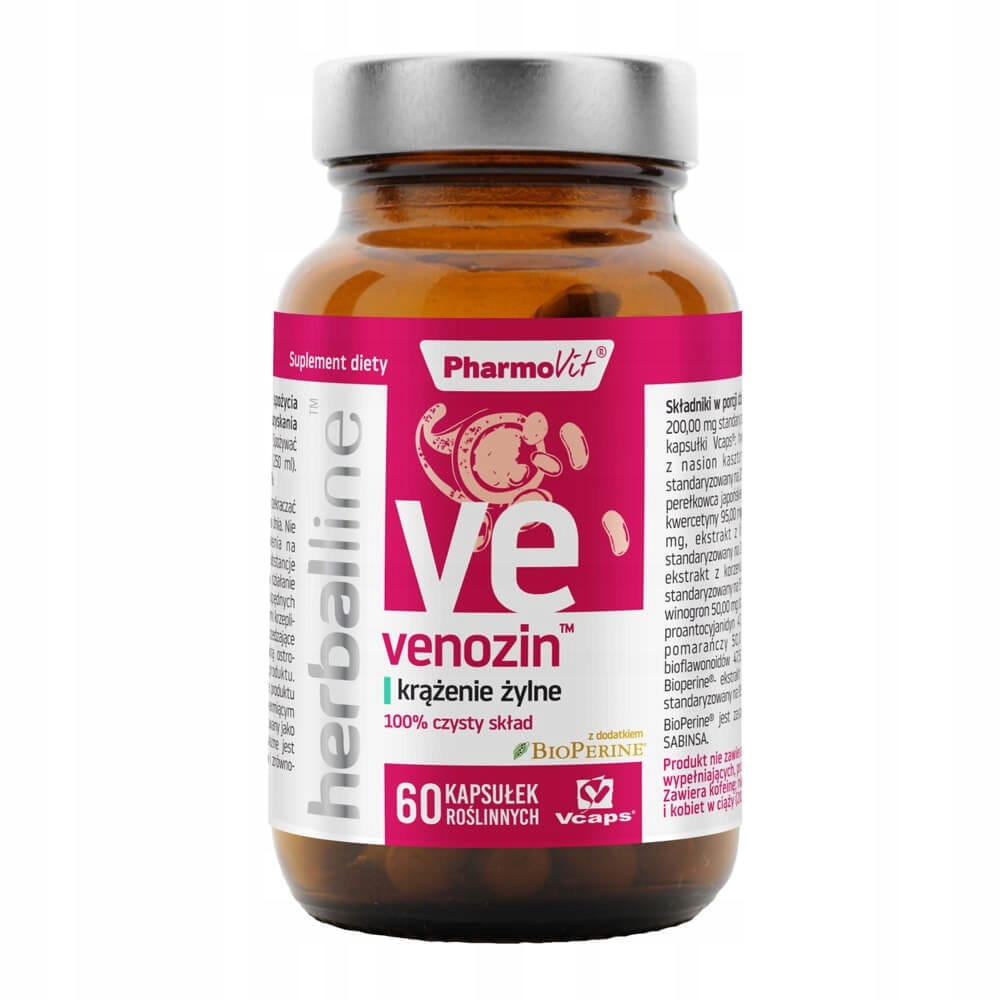 Venozin z BioPerine 60 kaps PharmoVit Herballine
