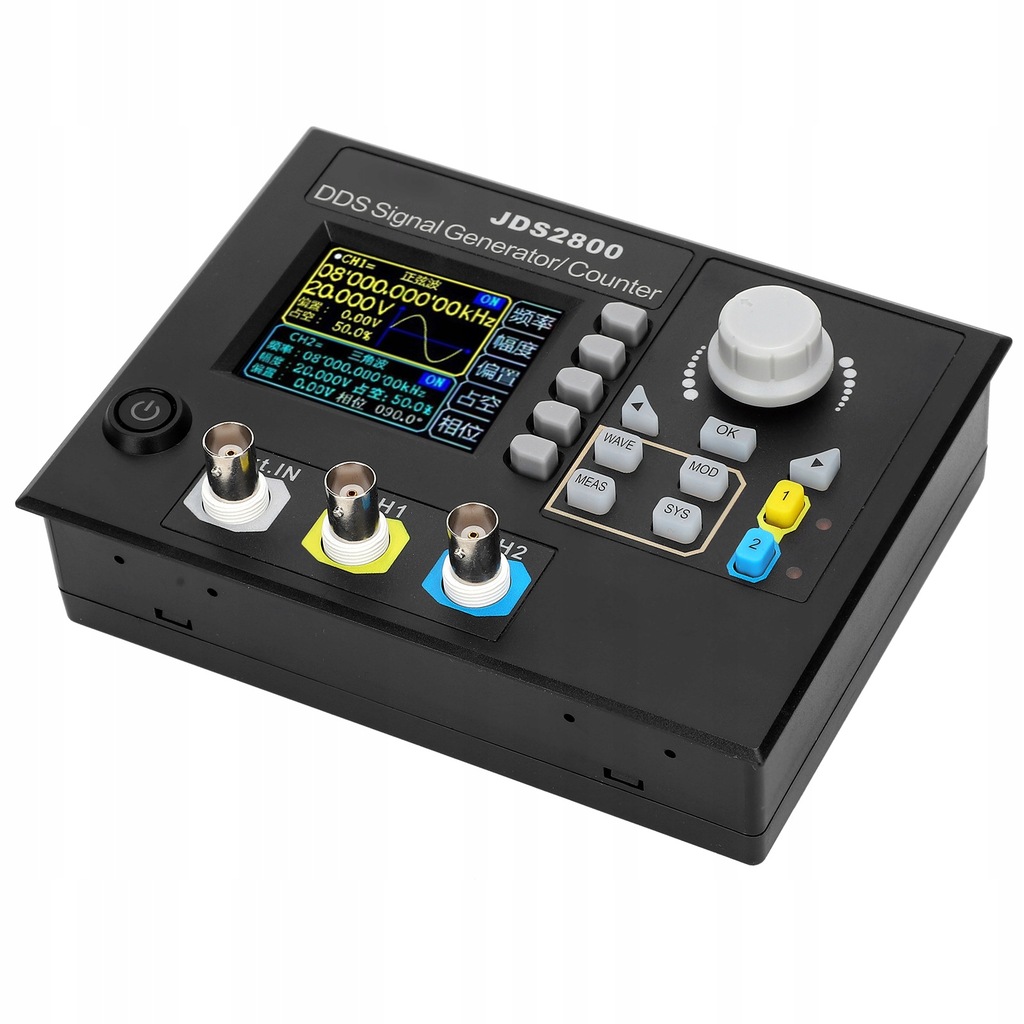 Generator sygnau funkcji JDS2800-15 MHz 2,4-calowe LCD DDS DDS Sygna IO