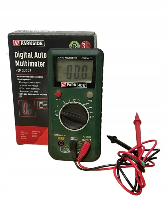 MULTIMETR PARKSIDE PDM300 C3