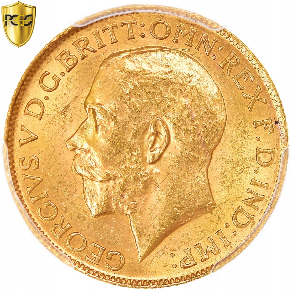 Moneta, Canada, George V, Sovereign, 1917, Royal C