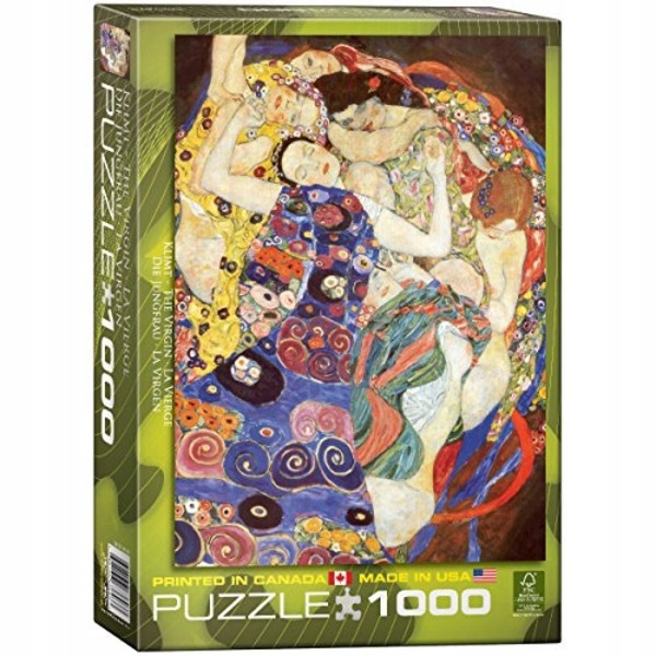 Puzzle Dziewica, Gustav Klimt 1000 elementów