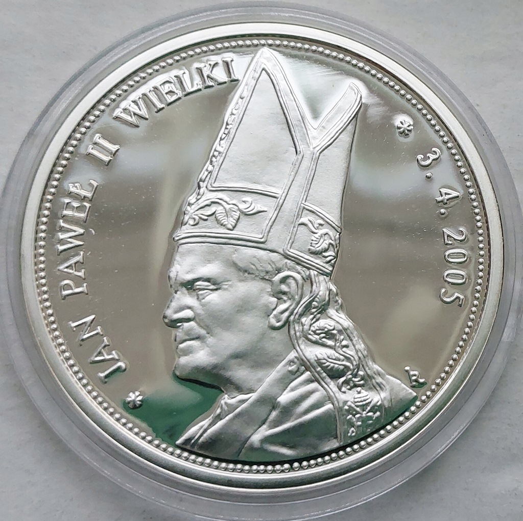 numizmat / medal - JAN PAWEŁ II - JAN PAWEŁ II WIELKI - srebro