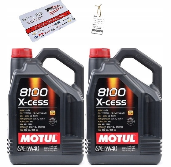 MOTUL 8100 X-CESS 5W40 10L + GRATISY