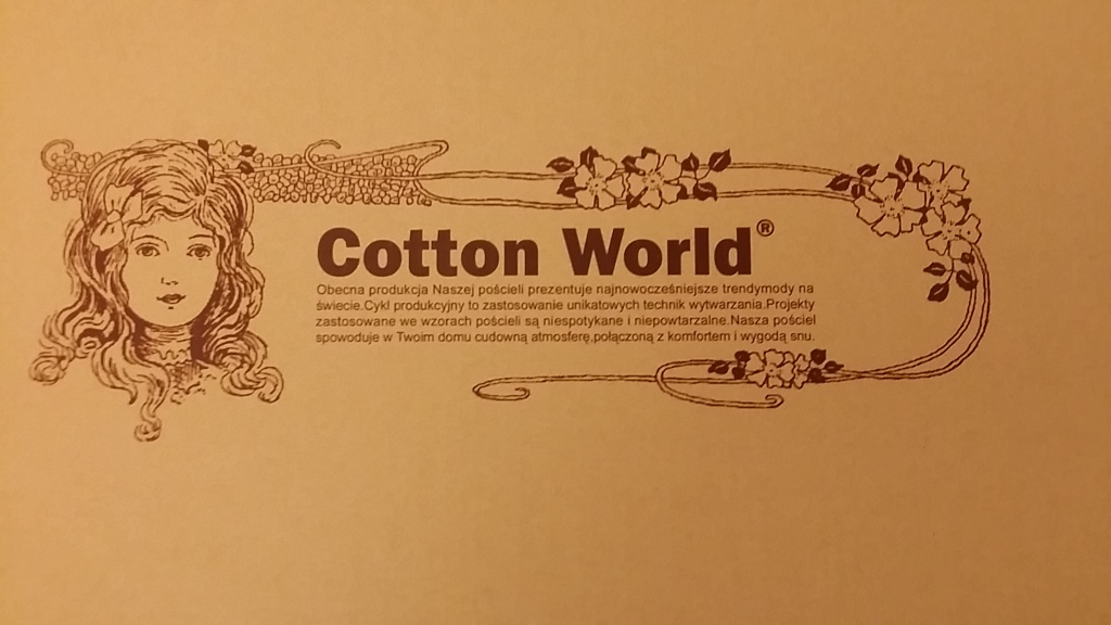 Zestaw pościeli 200x220 - Cotton World