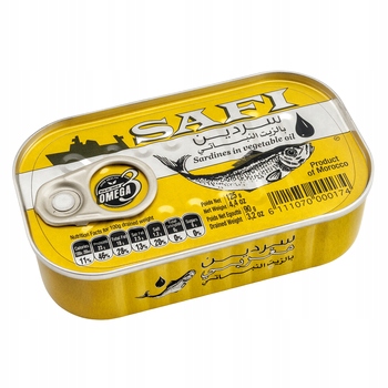 Safi Sardynki w oleju 125 g