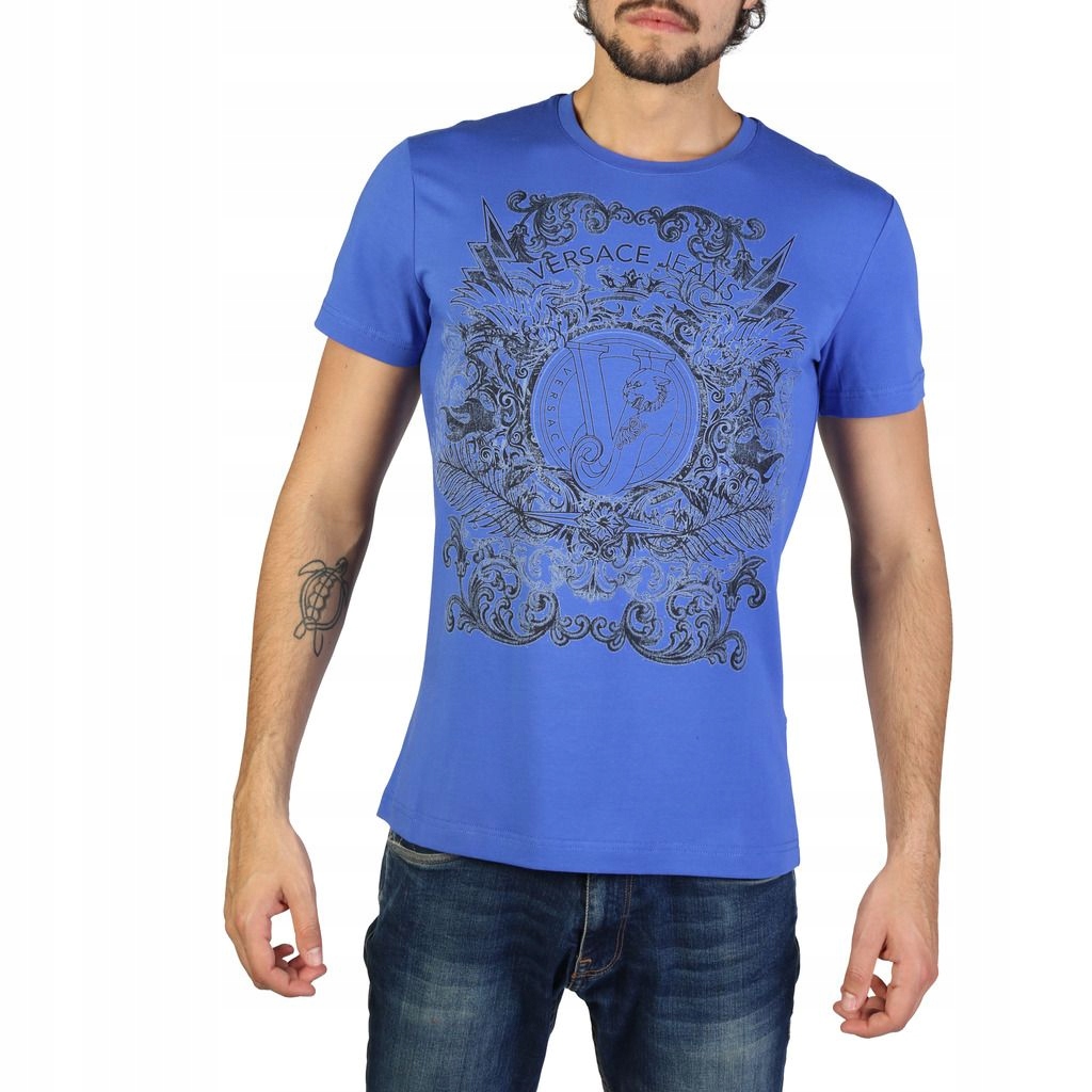 Versace Jeans męska koszulka niebieski S