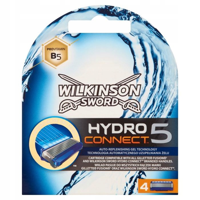 WILKINSON HYDRO CONNECT 5 Wkłady nożyki 4szt