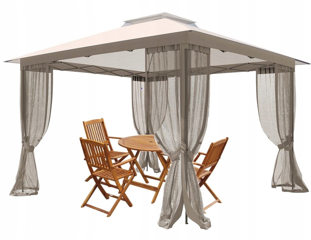 Купить Павильон Садовая палатка-беседка с москитной сеткой 3 х 3 м ...