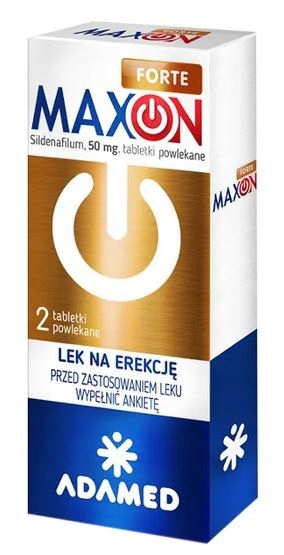 Maxon Forte, 50 mg, syldenafil, 2 tabletki
