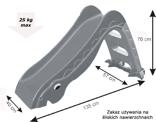 Купить БОЛЬШАЯ ГОРКА DINO 3 ЦВЕТА + НАБОР KAJA БЕСПЛАТНО: отзывы, фото, характеристики в интерне-магазине Aredi.ru