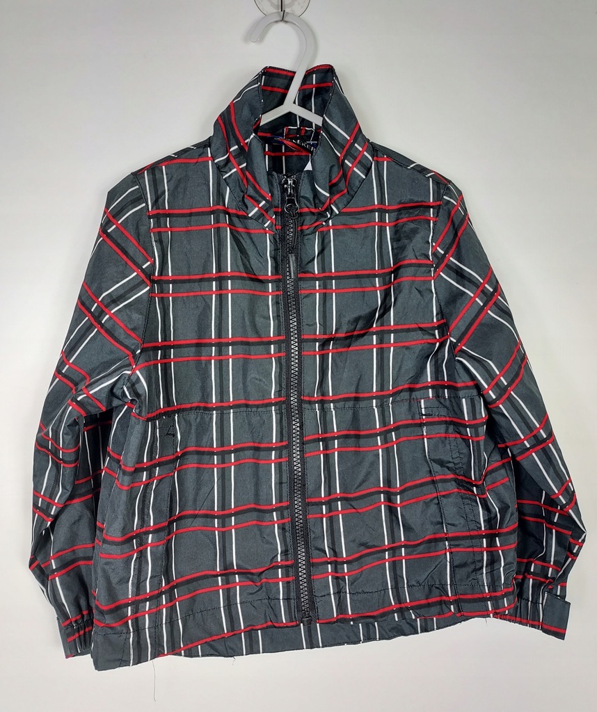 BARN kurtka wiatrówka w kratkę 98/104 cm