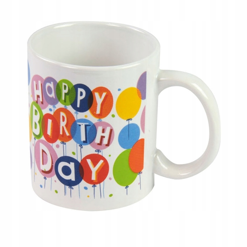 Ceramiczny kubek urodzinowy Happy Birthday 300ml