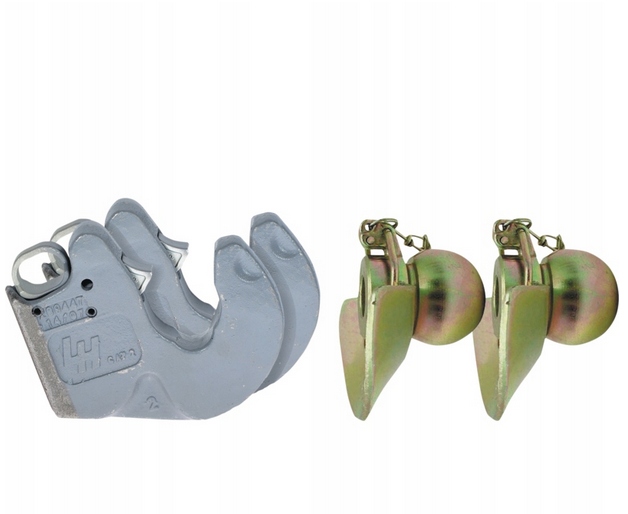 Zestaw haków dolnych z kulami z kołnierzem KAT2 Ursus C-385 Agtech