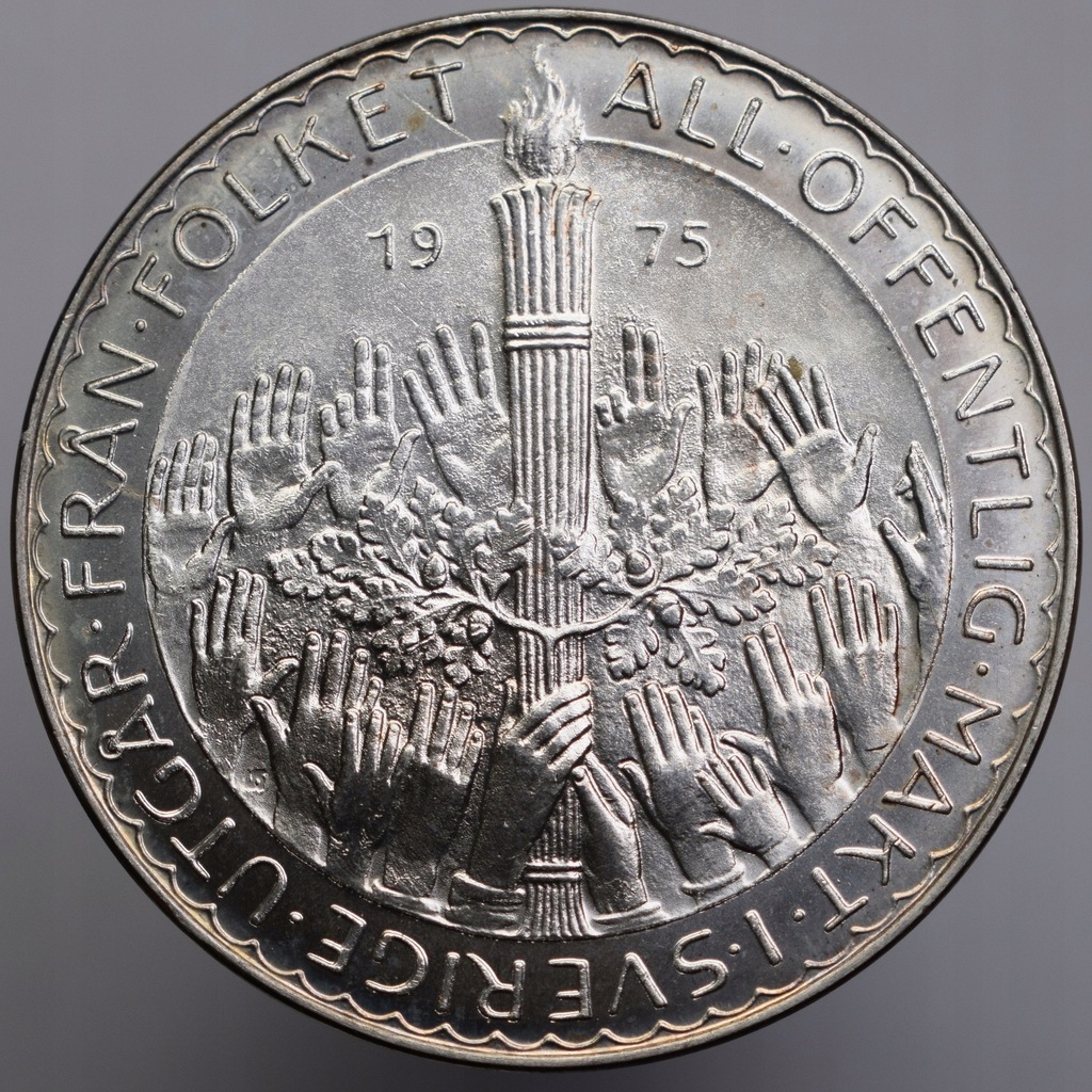 1975 Szwecja Reforma konstytucji - 50 koron