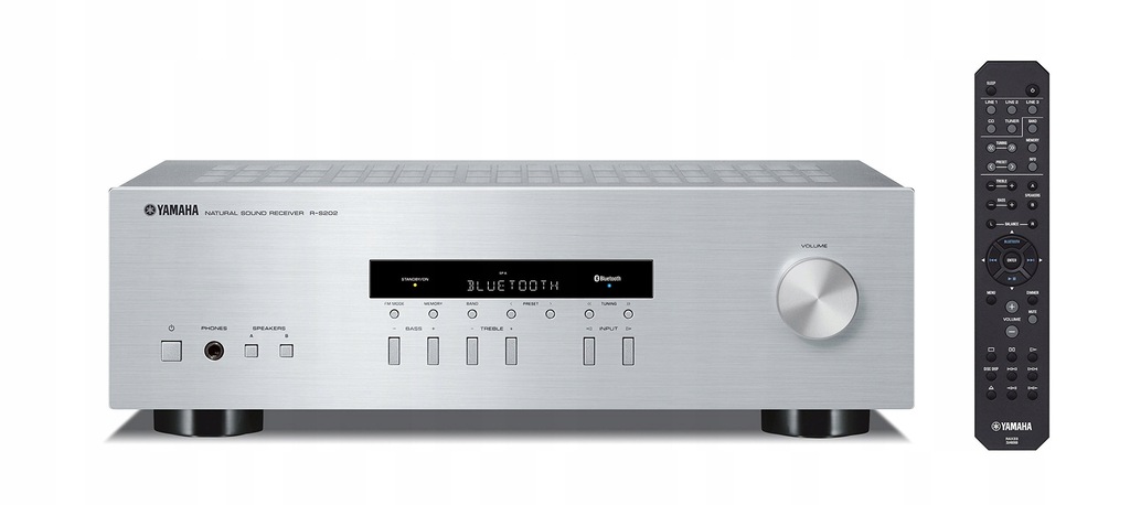 Yamaha RS-202D odbiornik stereo Dab srebrny
