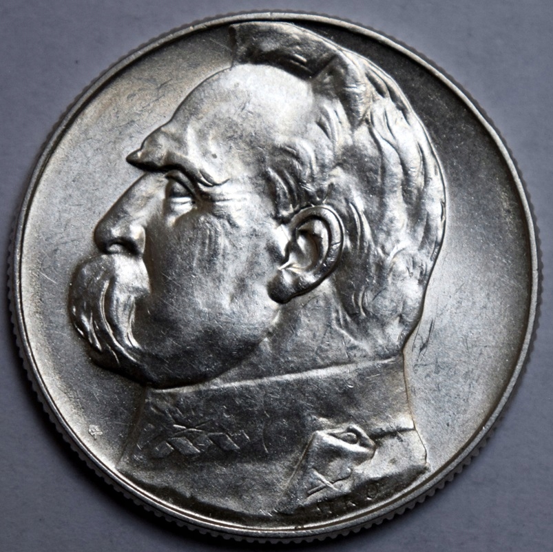 5 ZŁ JÓZEF PIŁSUDSKI 1936 (1) PIĘKNY - ST. 1