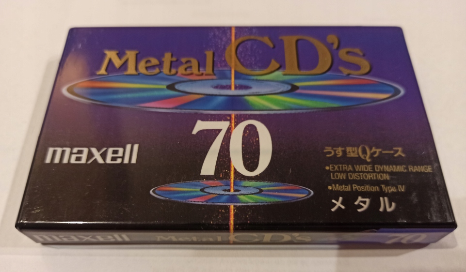 Maxell Metal CDs 70 1992. NOWA 1szt.
