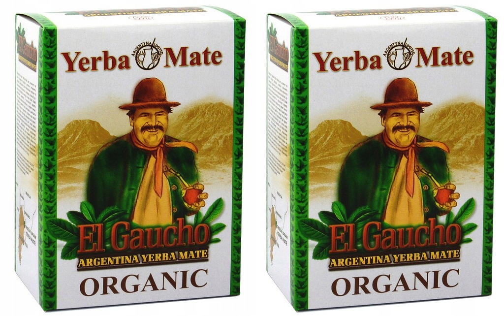 Yerba Mate EL GAUCHO GREEN ORGANIC 2x400g termin