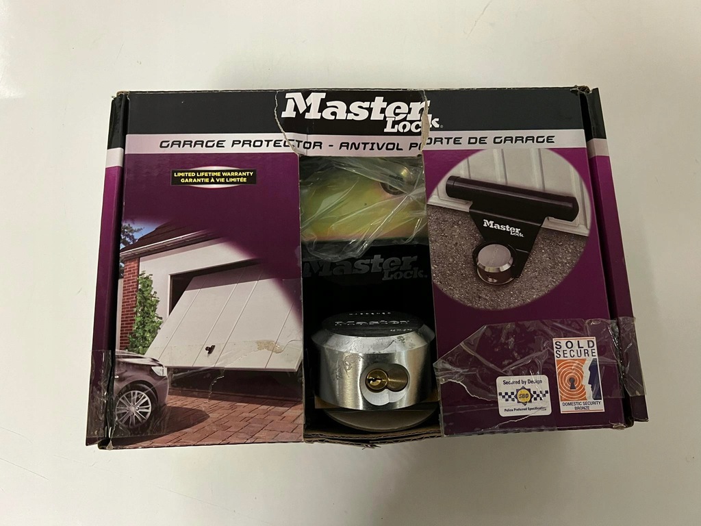 MASTER LOCK GARAGE ZABEZPIECZENIE BRAMY GARAŻOWEJ 12413340326 oficjalne archiwum Allegro