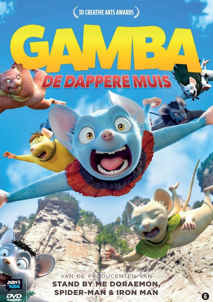 DVD Animation - Gamba: De Dappere Muis Cast: Sayad