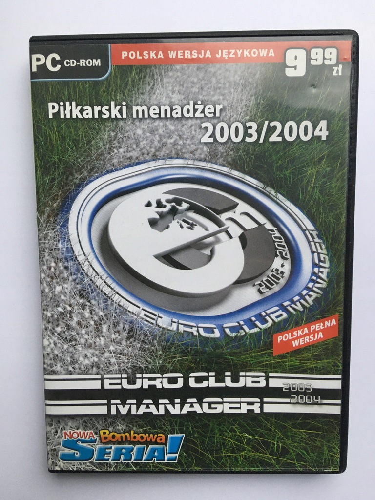 PIŁKARSKI MENADŻER 2003/2004 GRA KOMPUTEROWA PC