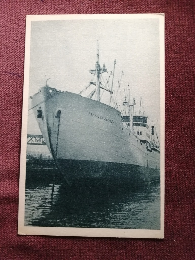 GDAŃSK - 1948- M/S PRZYJAŹŃ NARODÓW W PORCIE