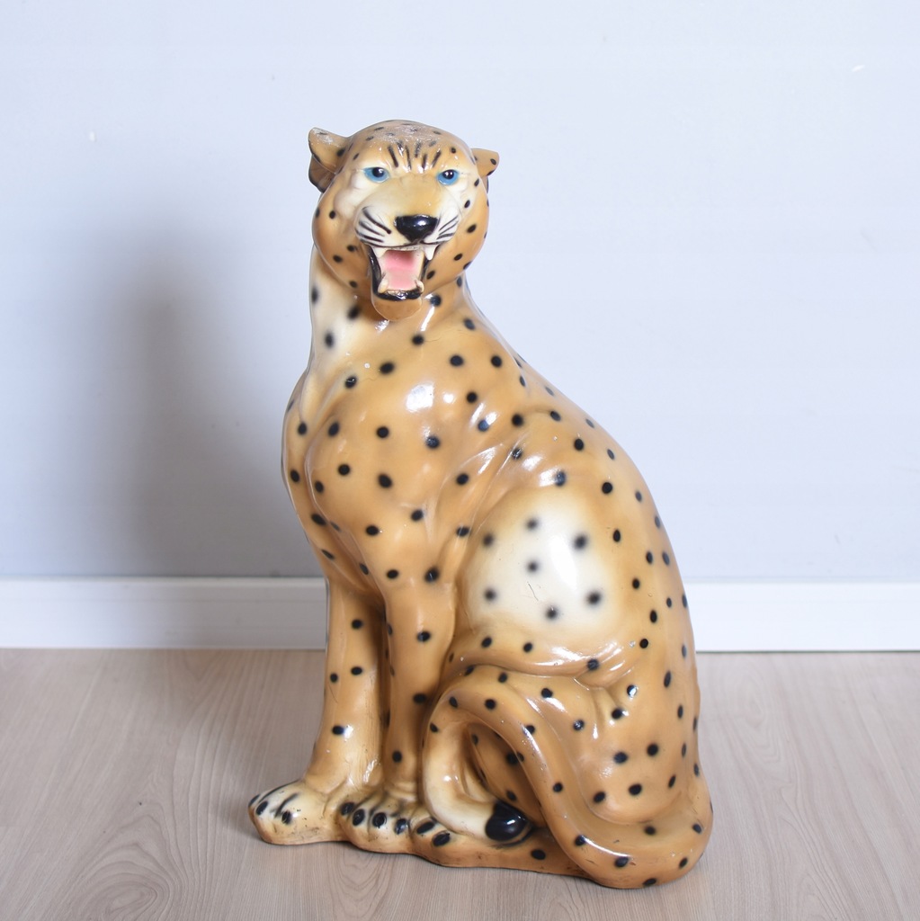 Ceramiczny leopard, Włochy, lata 70.