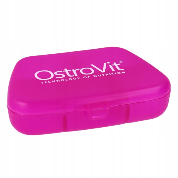 OstroVit Pill Box Różowy Pojemnik na tabletki