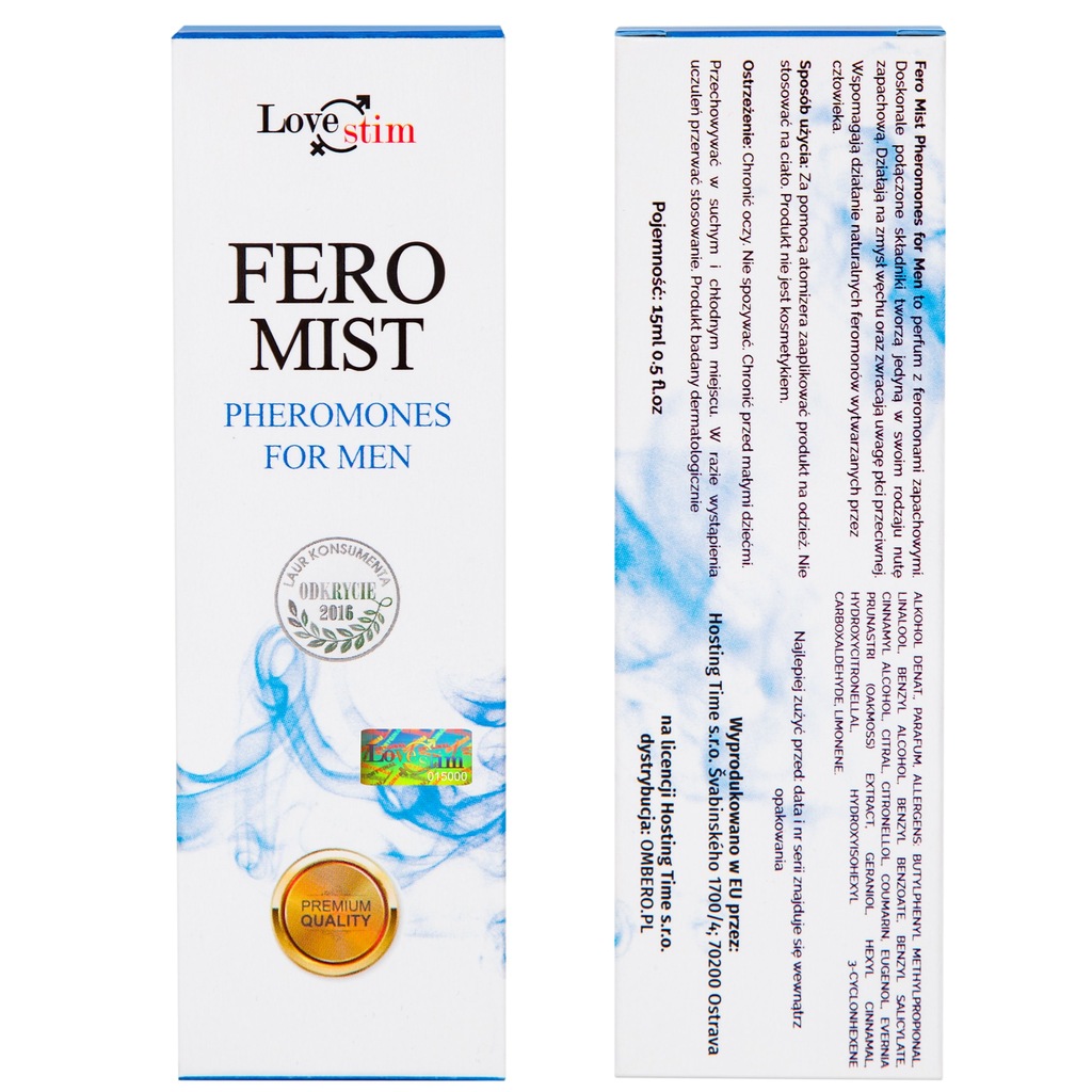 Купить FEROO MIST 15мл МУЖСКОЙ АРОМАТ + КОНЦЕНТРАТ ФЕРОМОНОВ: отзывы, фото, характеристики в интерне-магазине Aredi.ru